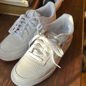 Reebok Classic White Leather Sneakers